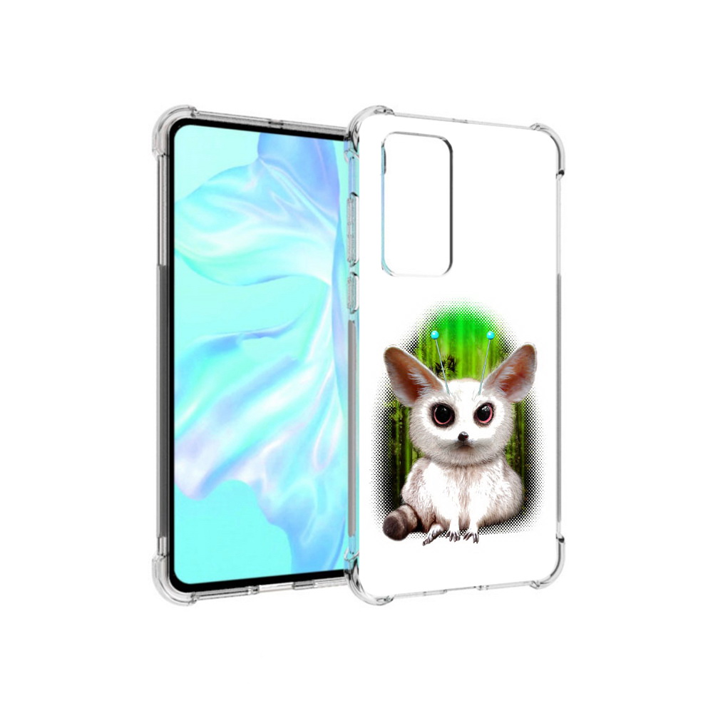 

Чехол MyPads Tocco для Huawei P40 пушистое животное, Прозрачный, Tocco