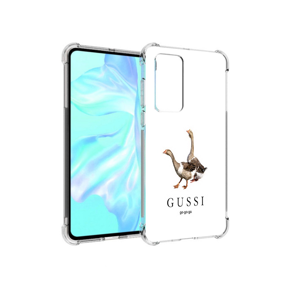 

Чехол MyPads Tocco для Huawei P40 Гусси бренд, Прозрачный, Tocco