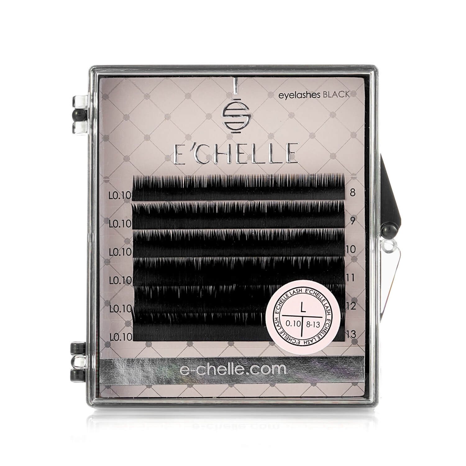 

РЕСНИЦЫ E'CHELLE BLACK MINI MIX (D 0.10 8-13 mm), Черный