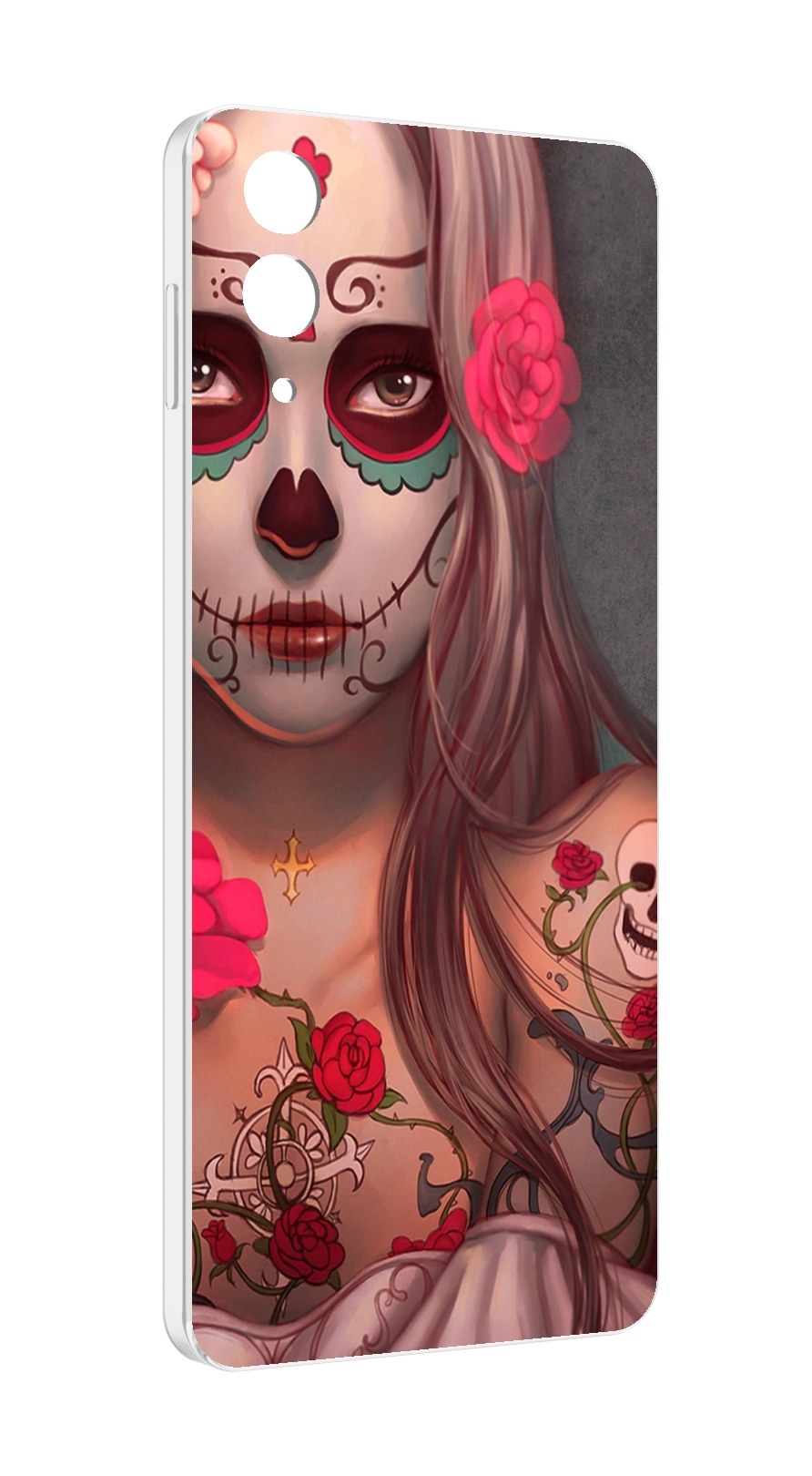 

Чехол MyPads девочка в рисунках для Samsung Galaxy Z Flip 4 (SM-F721), Прозрачный, Tocco