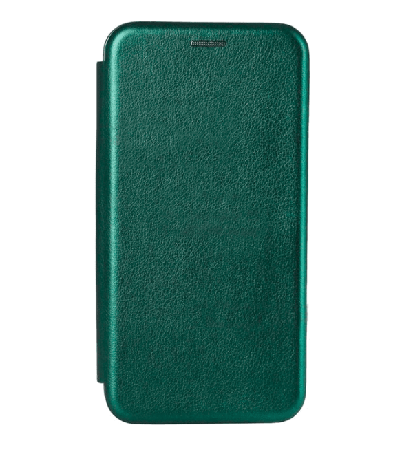 Чехол-книжка Xiaomi redmi Note 11 5G Fashion Case кожаная боковая зеленая 490₽