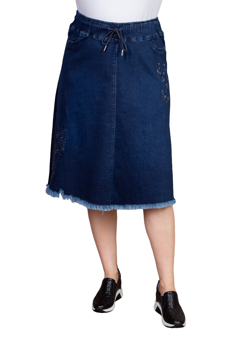 фото Юбка женская полное счастье roxana синяя 56 ru