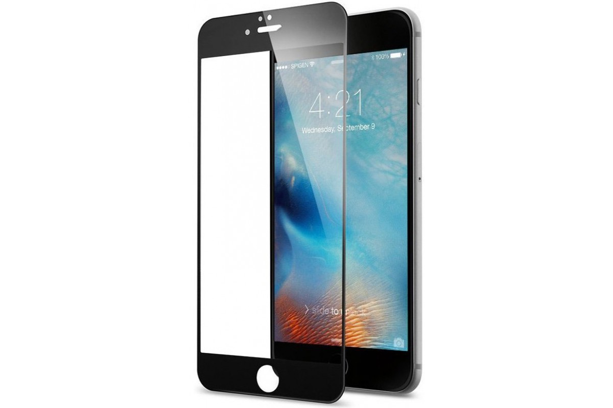 

Защитное стекло для iPhone 7/8 2D чёрное