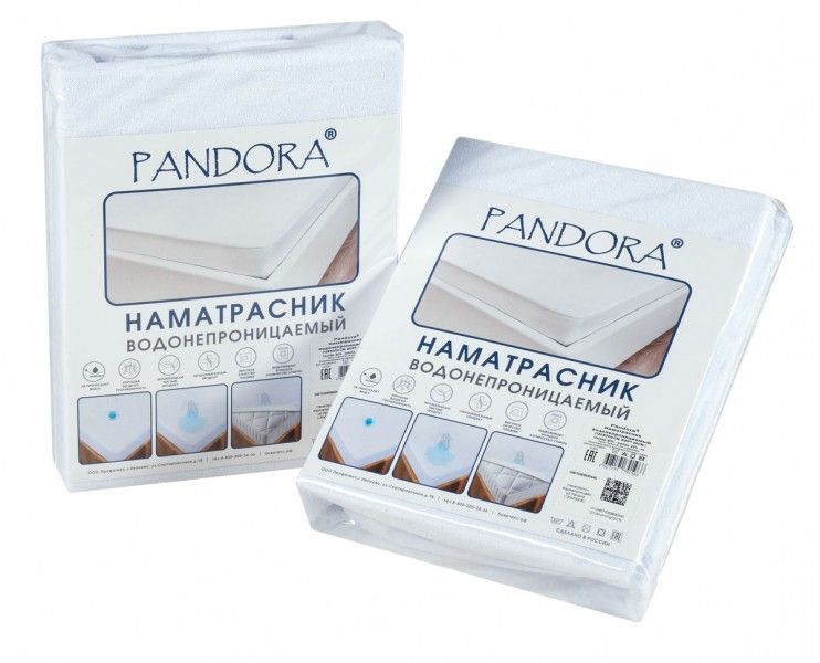 

Наматрасник Бояртекс водонепроницаемый Pandora 160х200 см белый