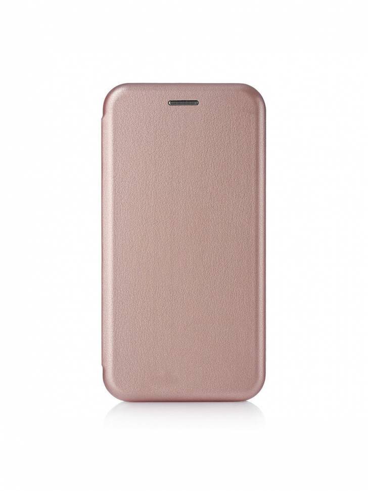 Чехол-книжка Xiaomi redmi 9A Fashion Case кожаная боковая розовое золото 590₽