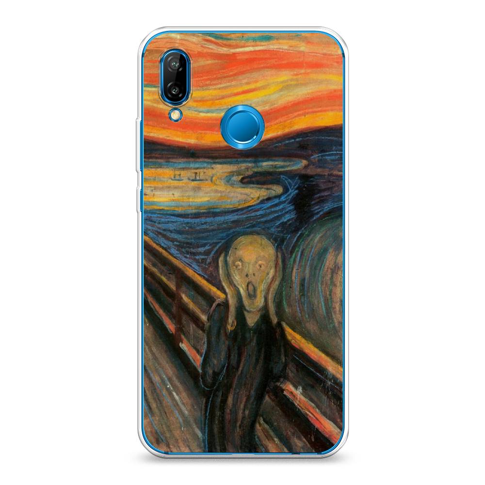 фото Чехол awog "крик" для huawei p20 lite