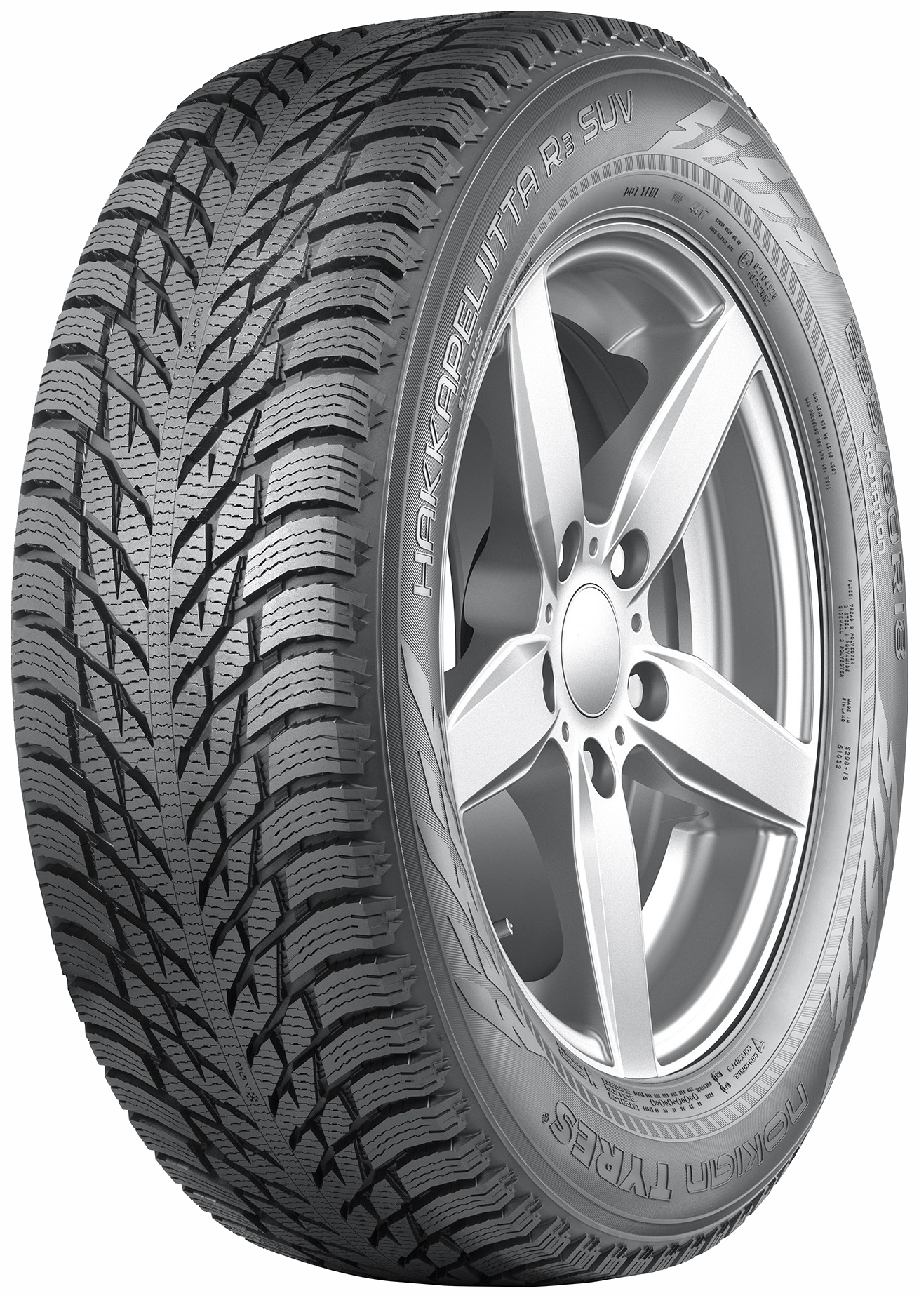 

Шины Nokian Hakkapeliitta R3 SUV XL 275/50 R20 113R (до 170 км/ч) T430688, Hakkapeliitta R3 SUV