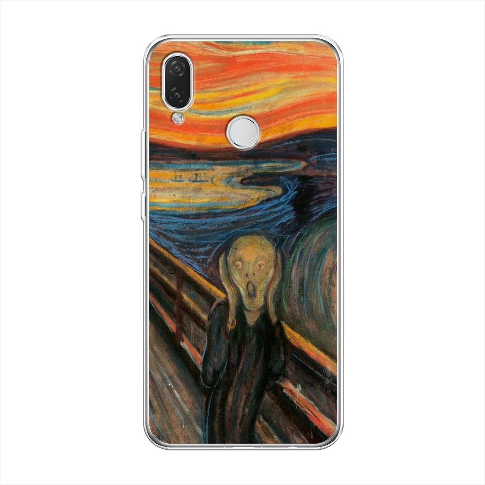 

Чехол Awog на Huawei Nova 3i "Крик", Оранжевый;синий;серый, 68350-9