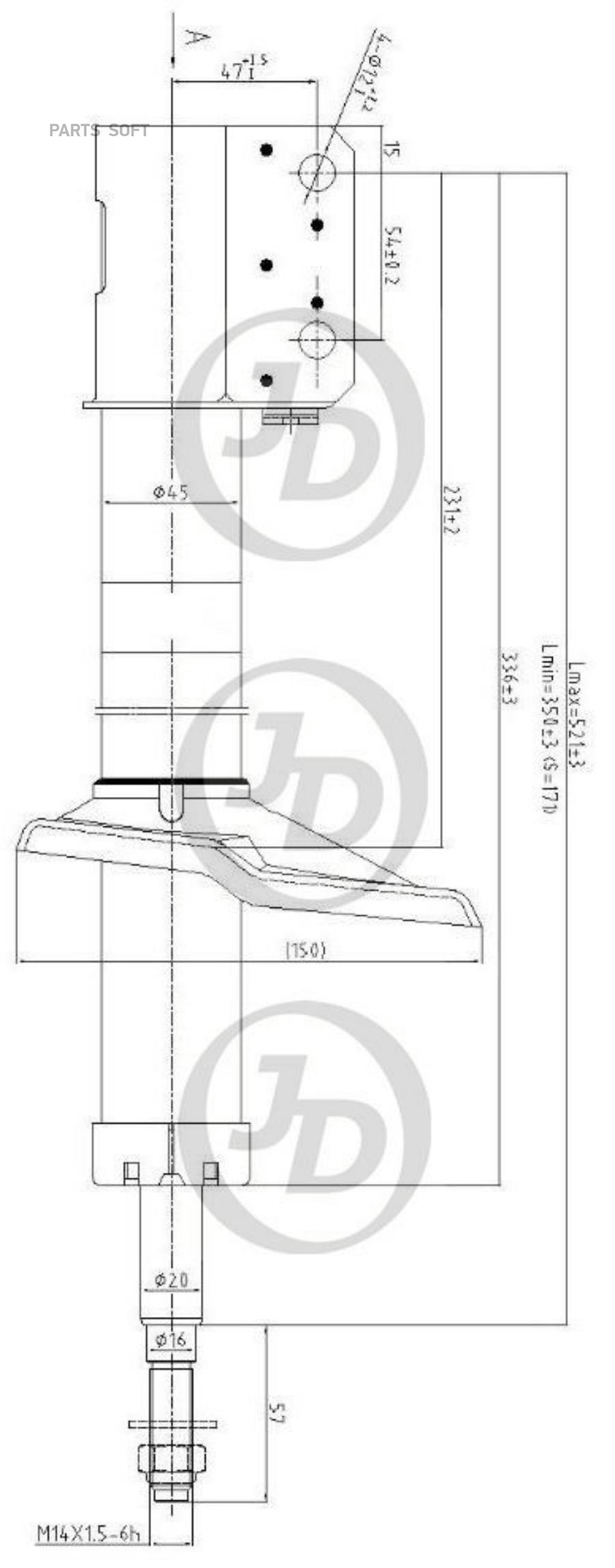 

АМОРТИЗАТОР ПОДВЕСКИ ПЕР ГАЗ