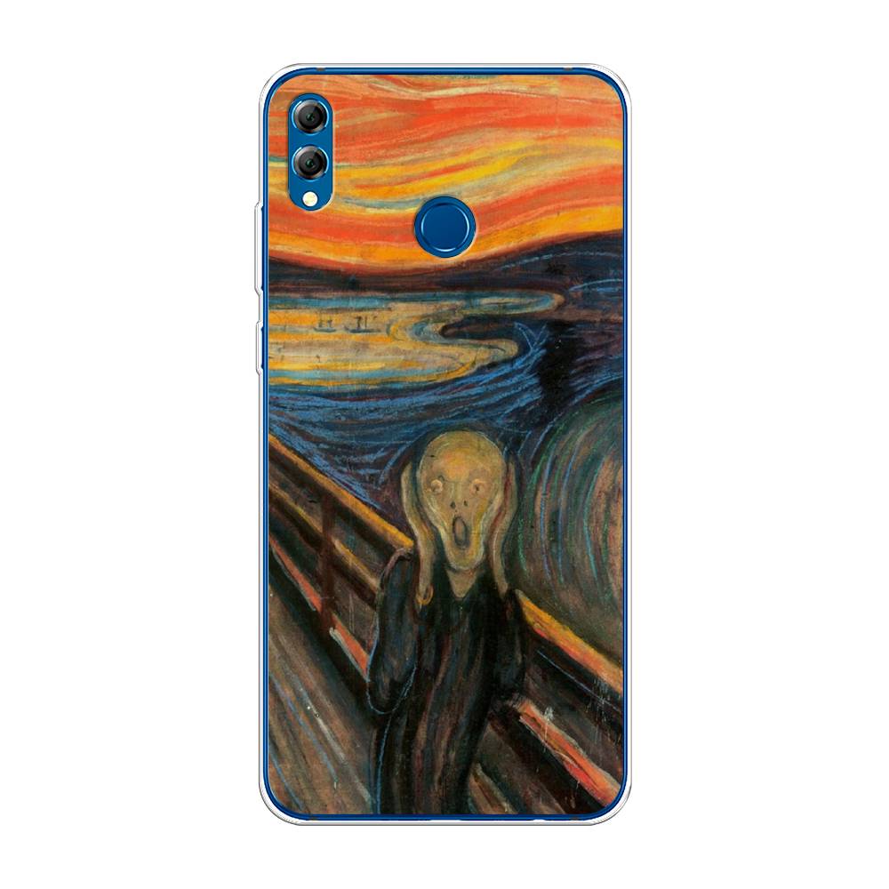 

Чехол Awog на Honor 8X Max "Крик", Оранжевый;синий;серый, 66550-9