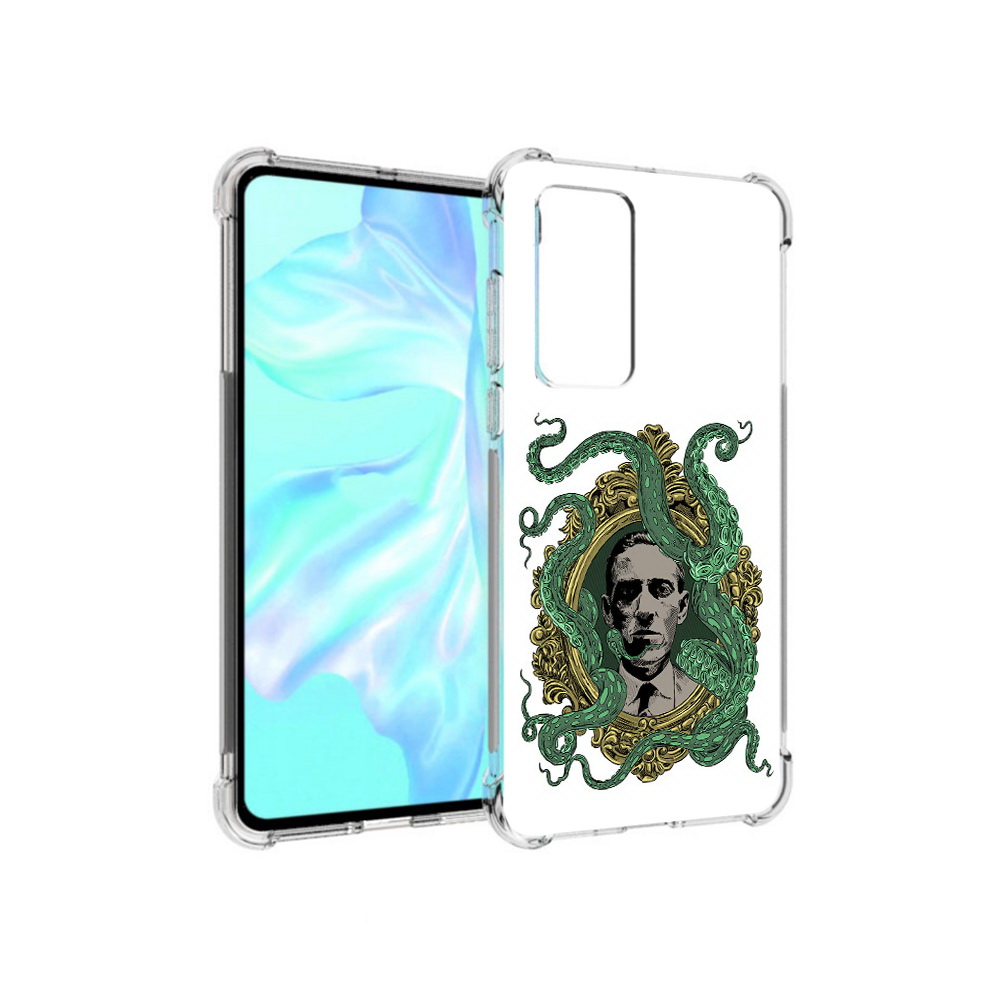 

Чехол MyPads Tocco для Huawei P40 портрет с кракеном, Прозрачный, Tocco