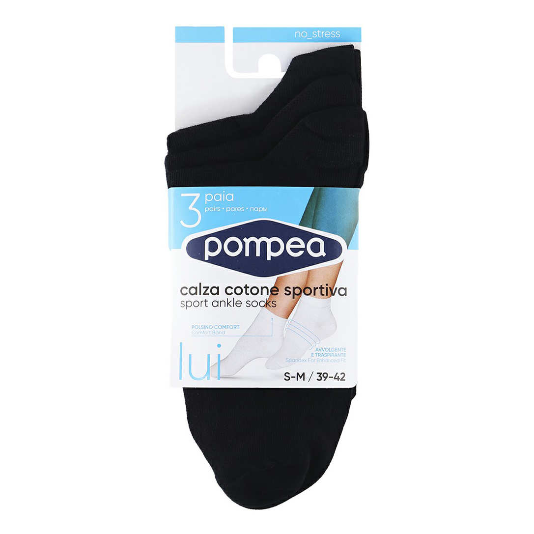 

Носки мужские Pompea черные 43-46