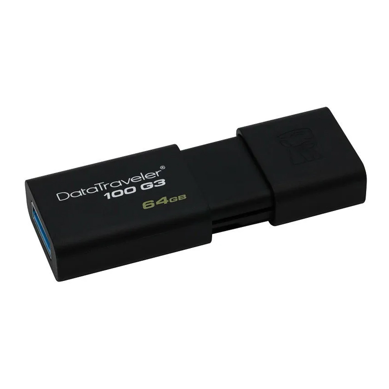 Флешка Kingston DataTraveler 100 G3 64 ГБ (DT100G3/64GB)