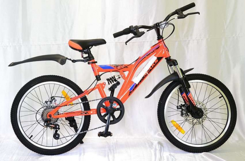 

Велосипед 20 MAKS RUNNER V (Двухподвес) (6-ск.) (рама 13) Оранжевый