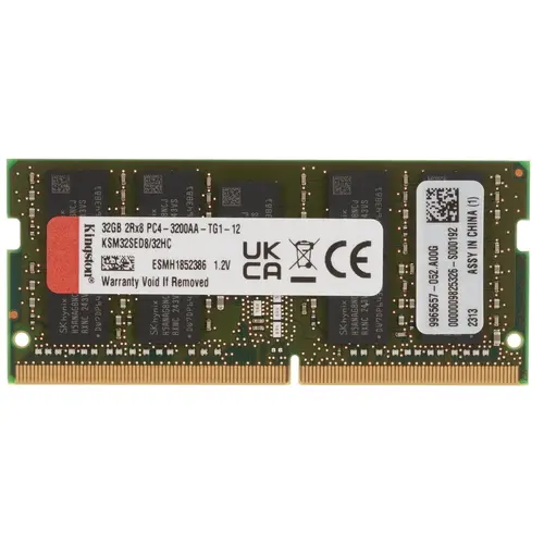 

Оперативная память Kingston (), DDR4 1x32Gb, 3200MHz