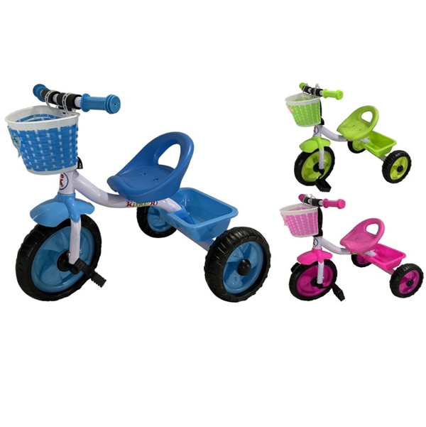 

Велосипед трехколесный Kinder без ручки EVA 10' и 8 1\6 LH512