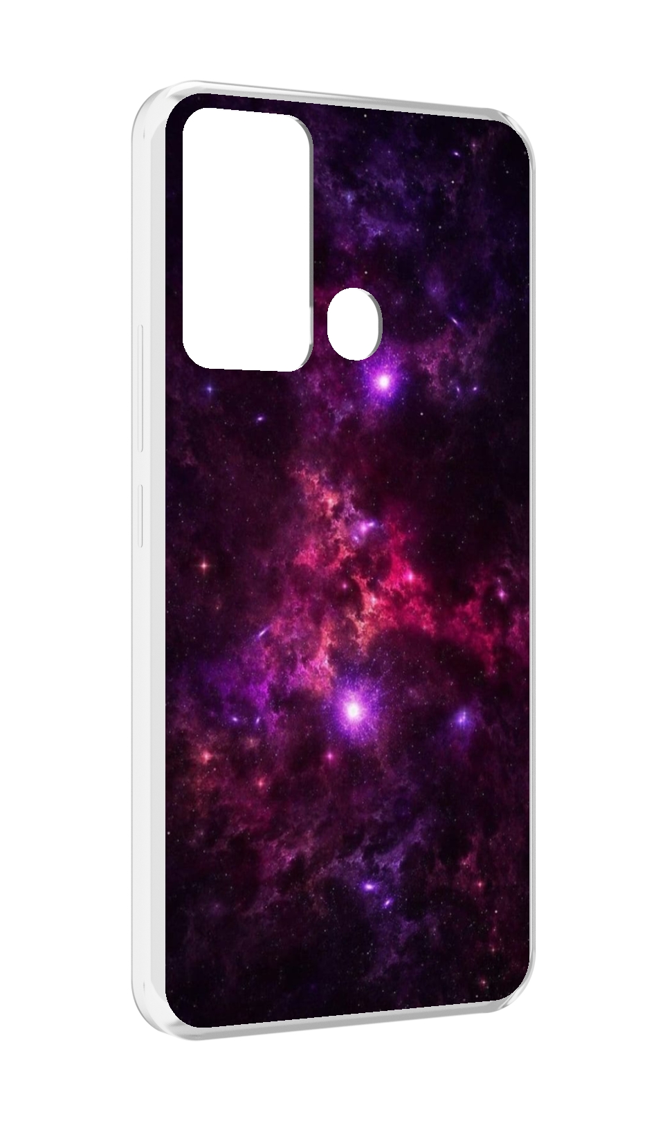 

Чехол MyPads фиолетовый-космос-с-облаками для Infinix Hot 12i, Прозрачный, Tocco