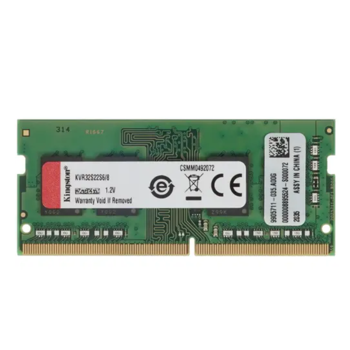 

Оперативная память Kingston (KVR32S22S6/8), DDR4 1x8Gb, 3200MHz