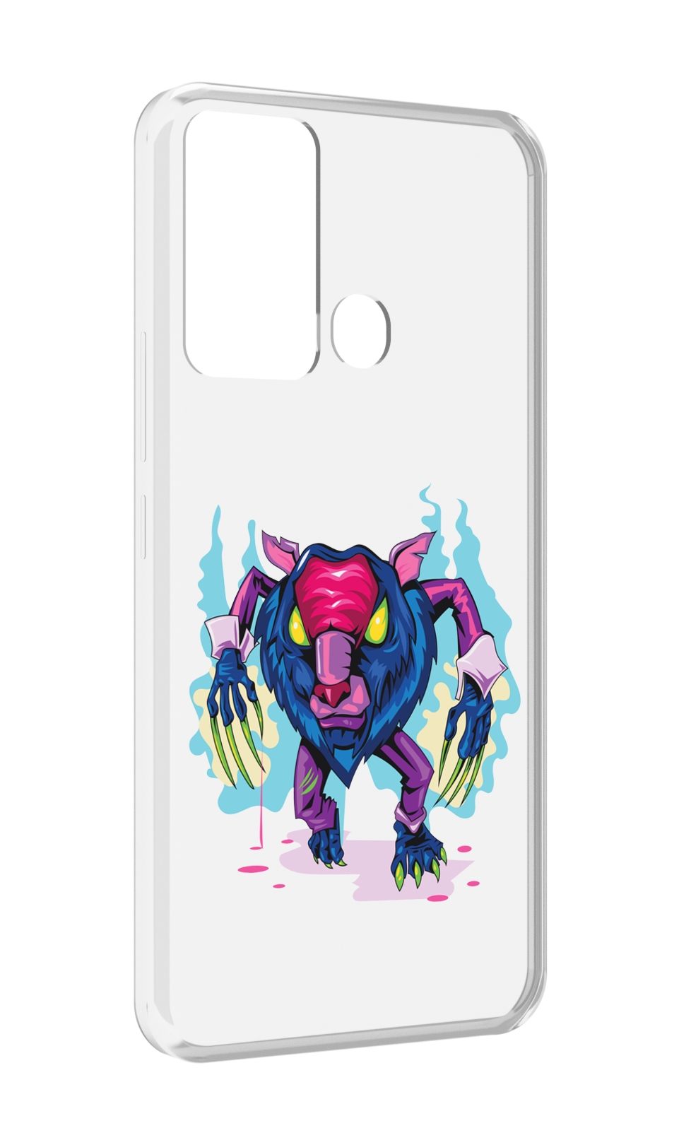 

Чехол MyPads фиолетовая-россомаха для Infinix Hot 12i, Прозрачный, Tocco