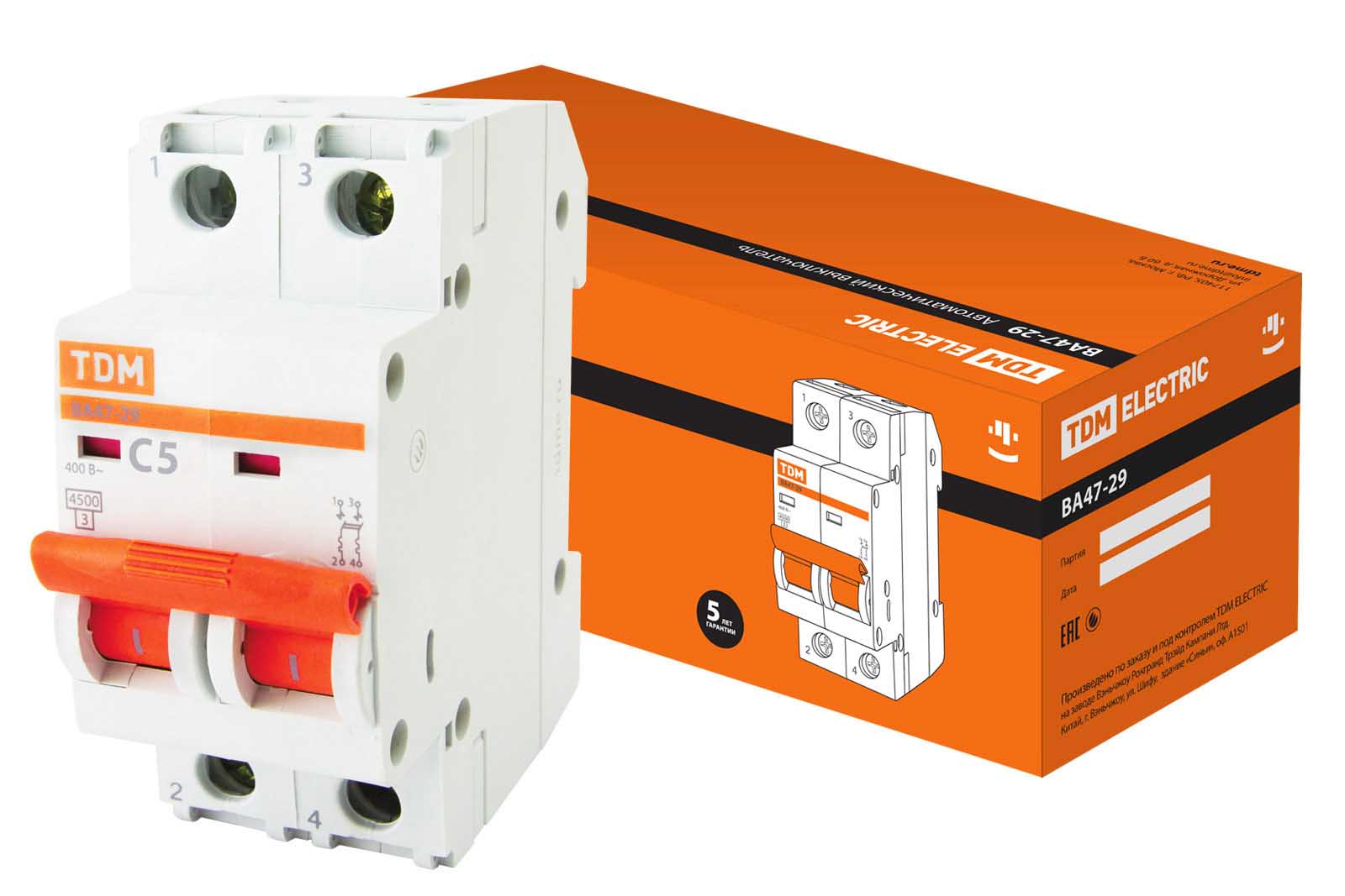 фото Автоматический выключатель tdm electric sq0206-0088