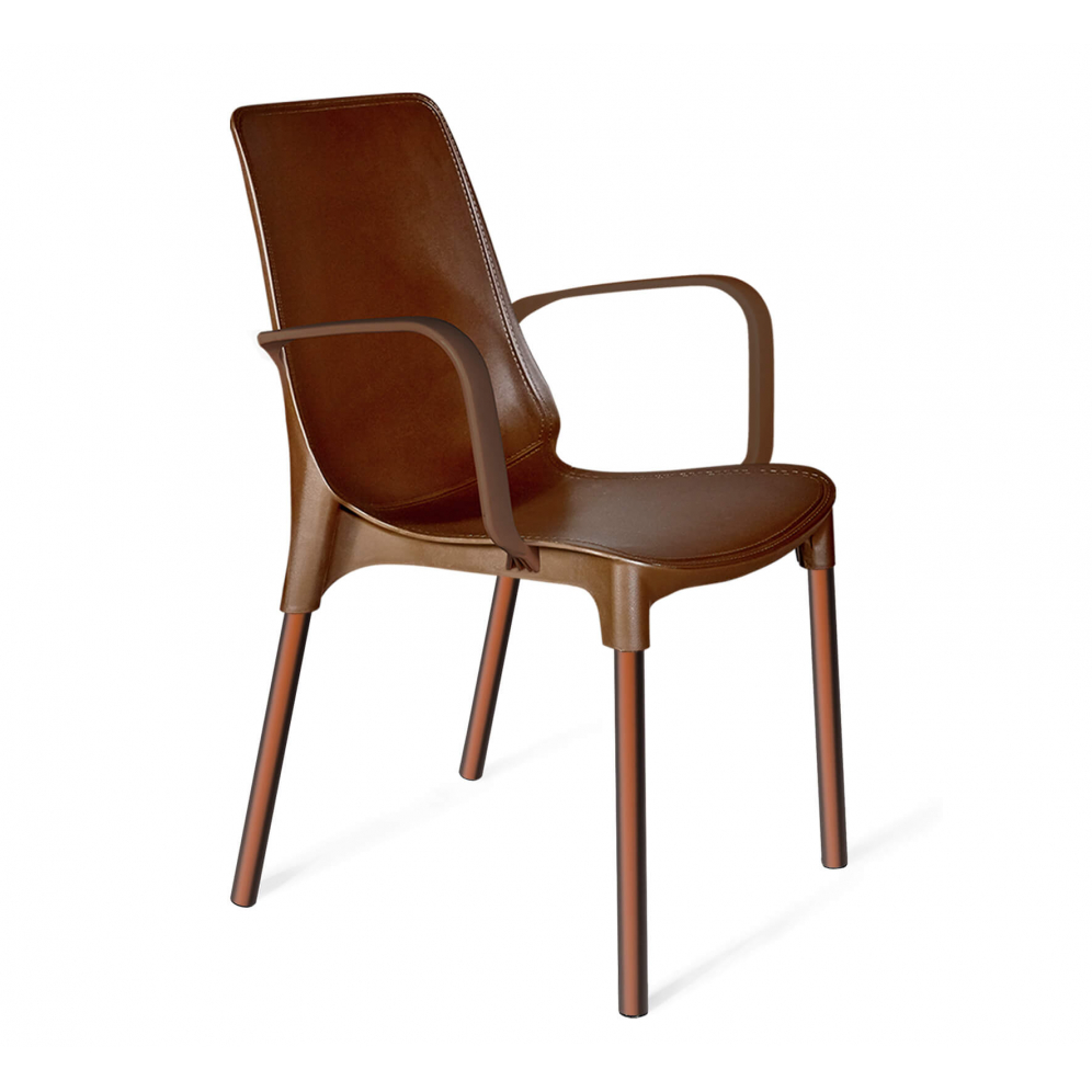 

Стул Sheffilton SHT-S76/S424, коричневый/медный металлик, SHT-S76/S424