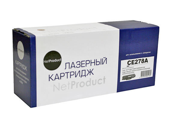 фото Картридж для лазерного принтера netproduct №78a ce278a/cartridge 728/cartridge 726 черный