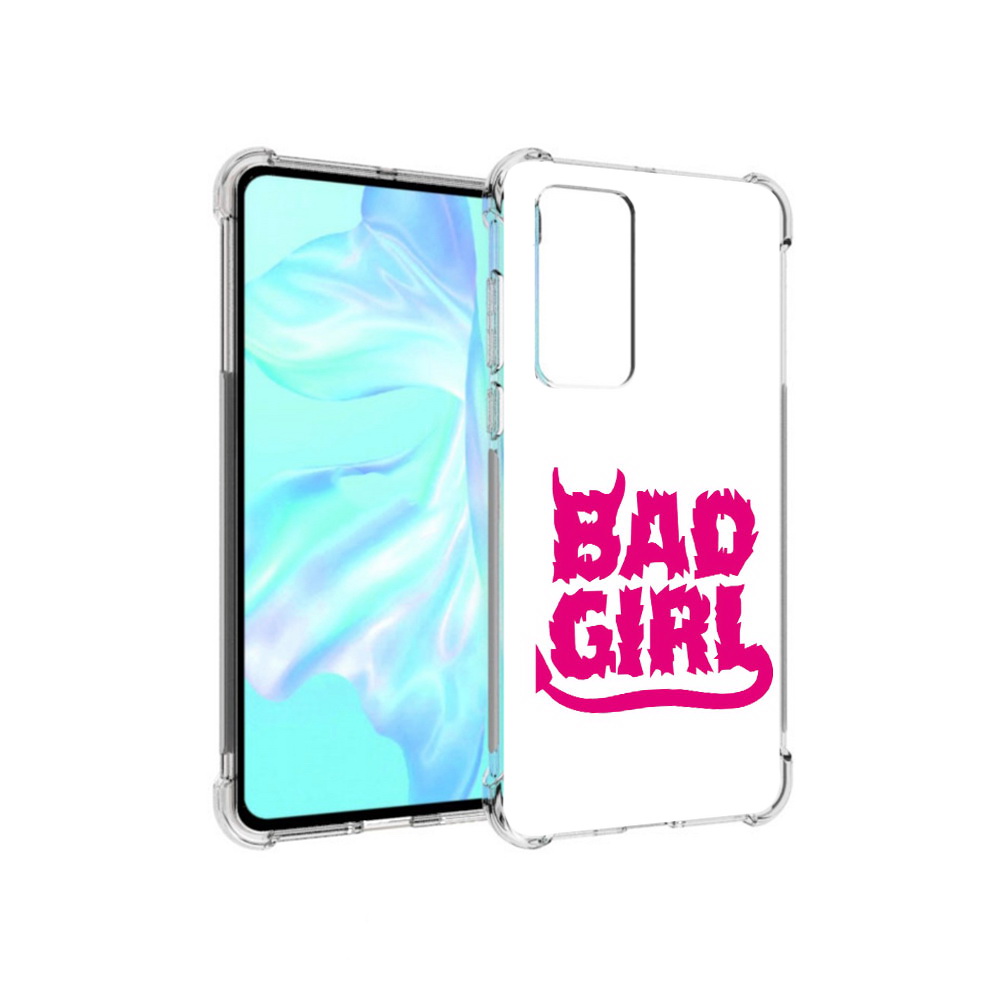 

Чехол MyPads Tocco для Huawei P40 плохая девочка, Прозрачный, Tocco