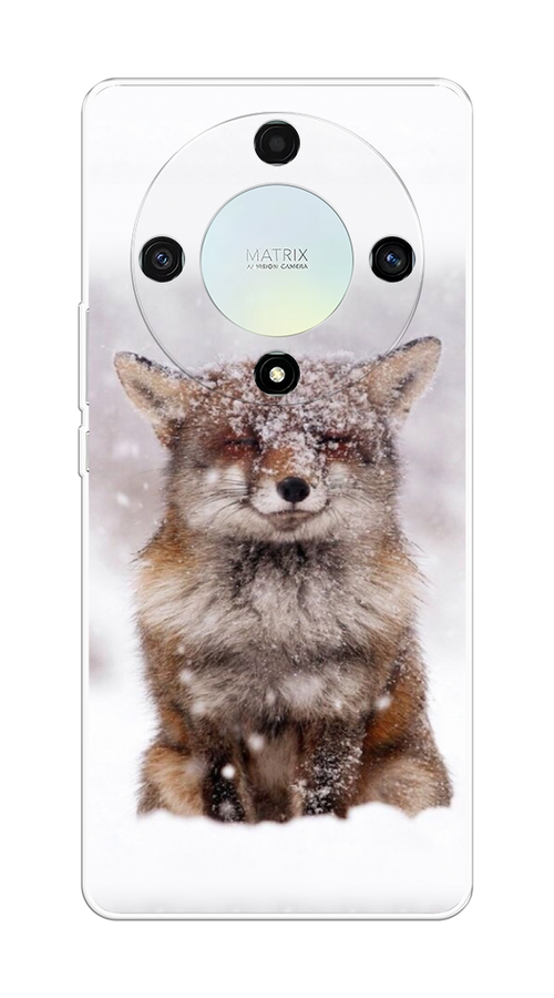 

Чехол на Honor X9A "Зимняя лиса", Белый;серый;коричневый, 6120850-1