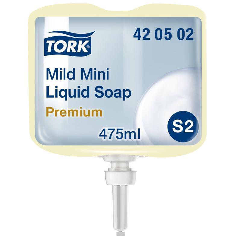 

Жидкое крем-мыло Tork S2, 8 картриджей по 475 мл, 420502