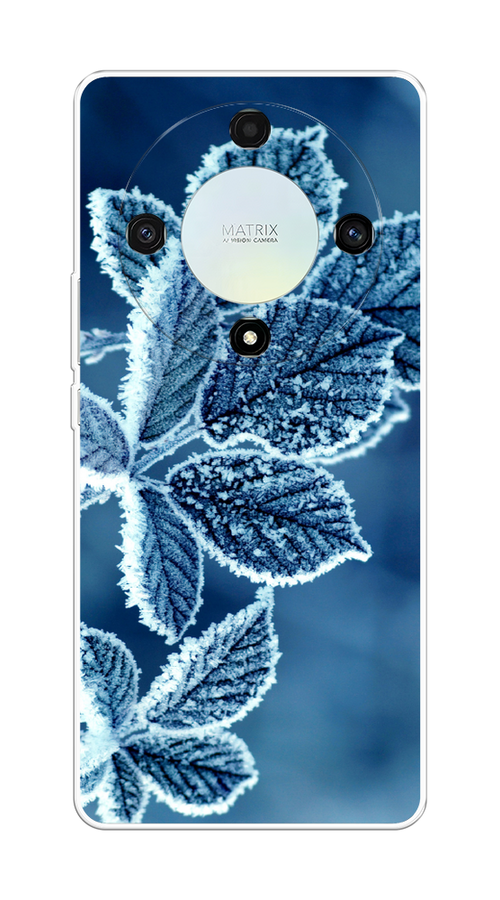 

Чехол на Honor X9A "Зима 6", Бирюзовый;белый, 6120850-2