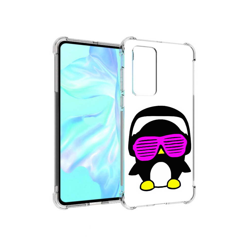 

Чехол MyPads Tocco для Huawei P40 пингвин, Прозрачный, Tocco