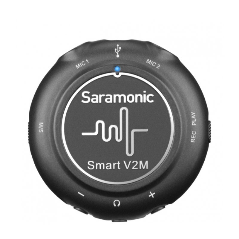 фото Двухканальный аудиомикшер saramonic smart v2m 3.5мм для cyan 6k