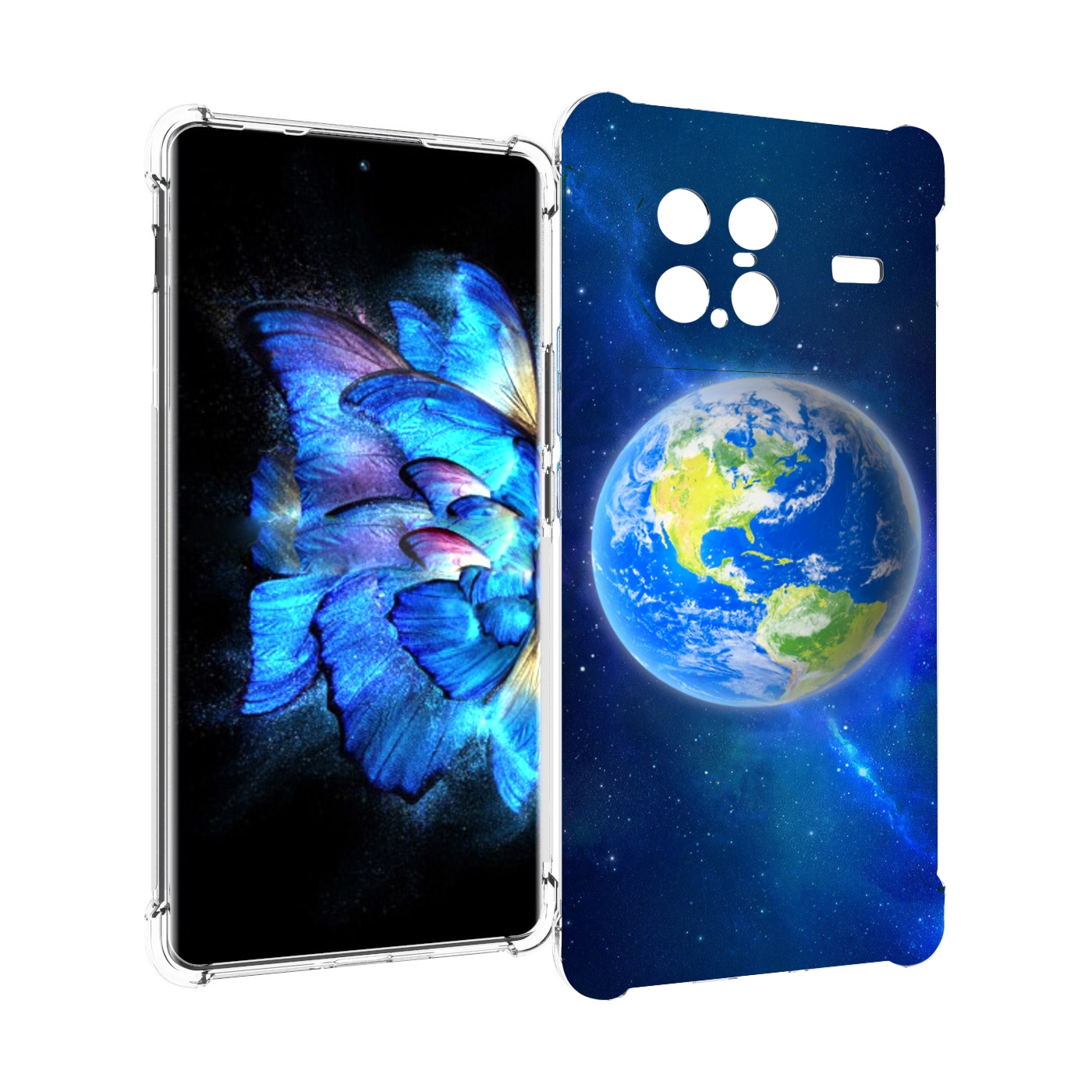 

Чехол MyPads Планета-Земля для Vivo X Note 5G, Прозрачный, Tocco