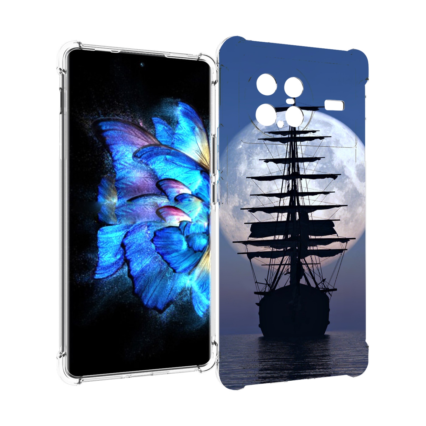 

Чехол MyPads Парус-в-море для Vivo X Note 5G, Прозрачный, Tocco