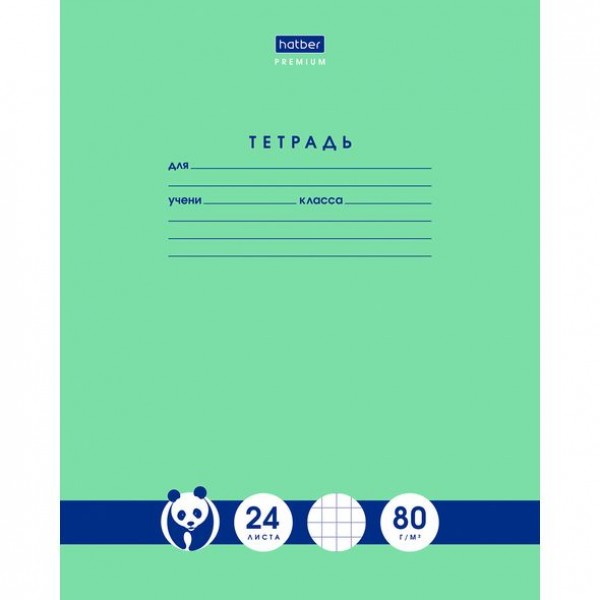 

Тетрадь школьная Hatber 24Т5A1_23630 Premium клетка 24 листа A5 1 шт, Premium