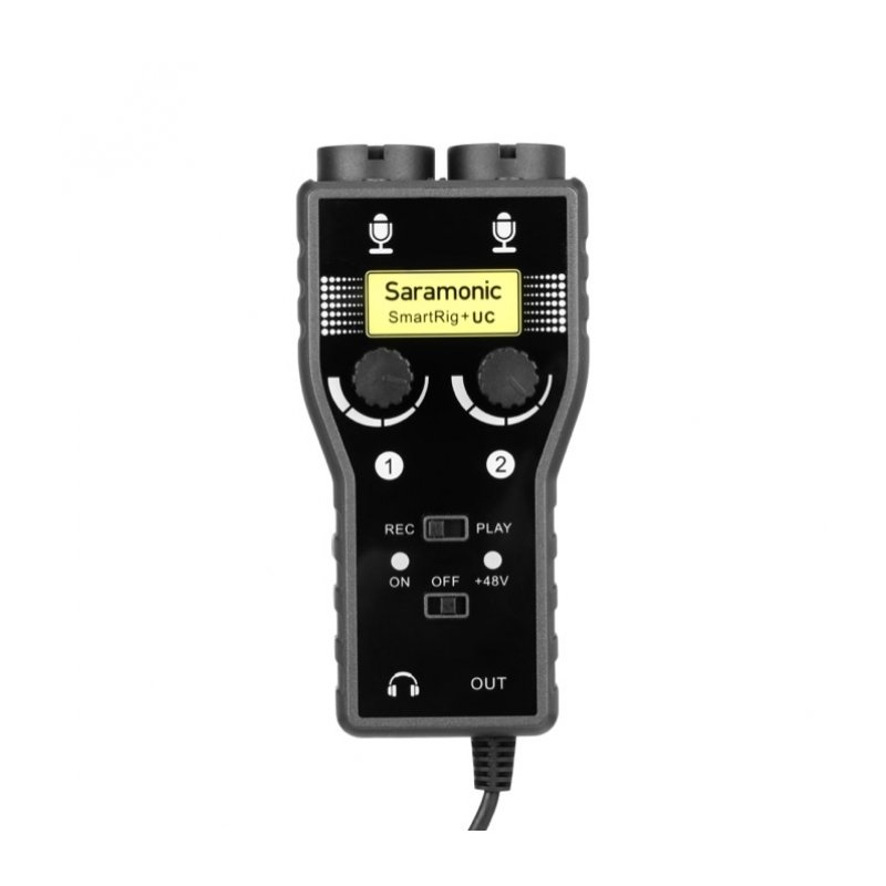 

Адаптер для микрофона Saramonic SmartRig+ UC (вход XLR) двухканальный на USB-C