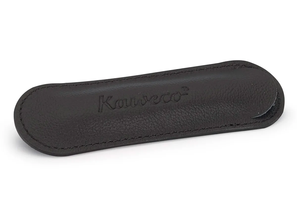 Чехол KAWECO ECO для 1 ручки Sport кожаный черный,