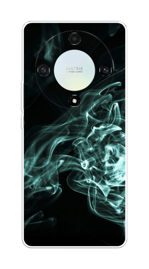 

Чехол на Honor X9A "Дым", Бирюзовый;черный;голубой, 6120850-3