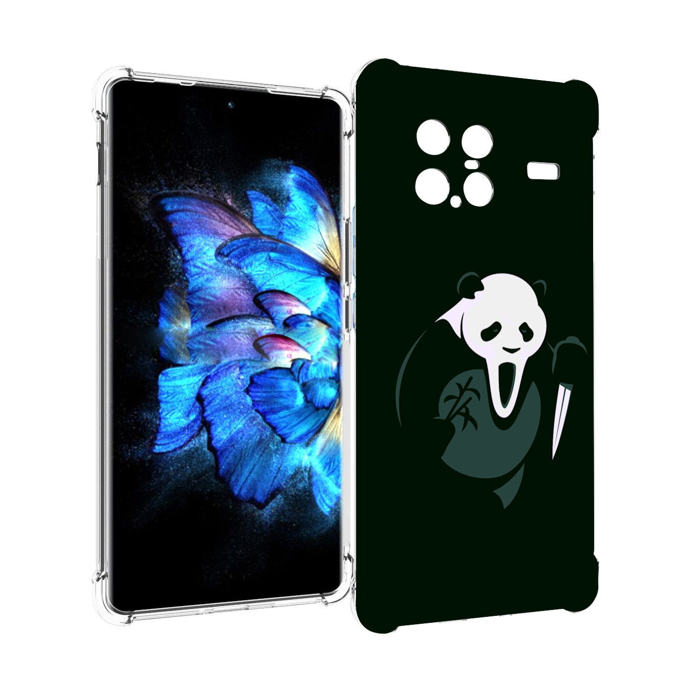

Чехол MyPads Панда-крик для Vivo X Note 5G, Прозрачный, Tocco