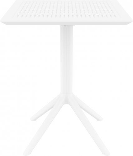 Стол для дачи обеденный Reehouse Sky 234/114-8766 белый 60,5х60,5х76,5 см