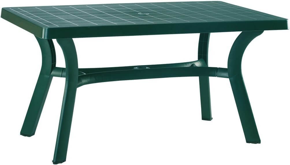 Стол для дачи обеденный Reehouse Roma 234/182-8162 зеленый 60,5х60,5х76,5 см