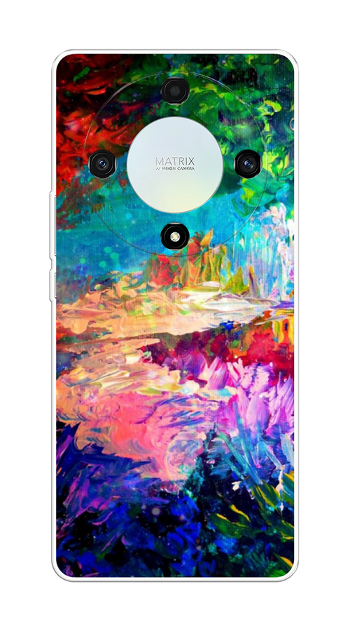 

Чехол на Honor X9A "Лес-гуашь", Синий;розовый;зеленый, 6120850-4
