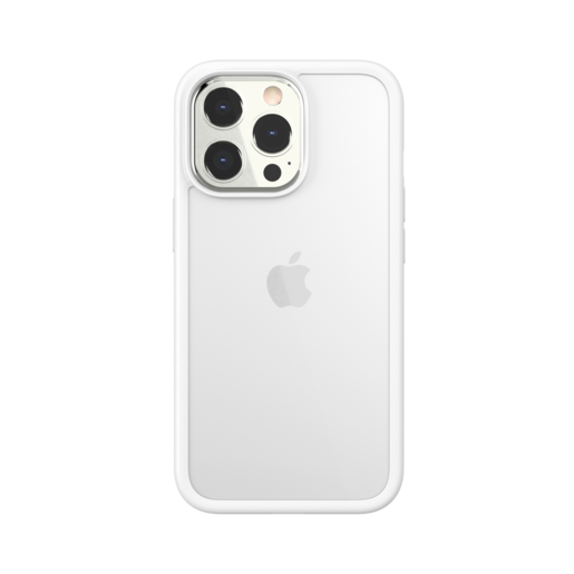 фото Чехол-накладка switcheasy aero+ на заднюю сторону iphone 13 pro. цвет: прозрачный белый
