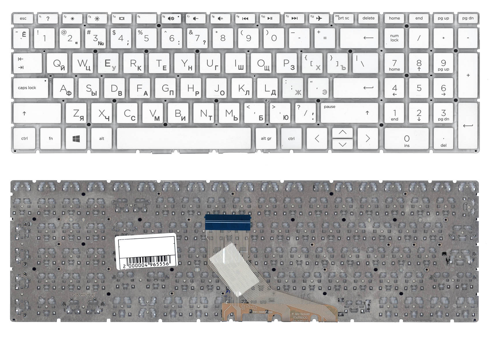 

Клавиатура HP для ноутбука HP 15-DA, 15-DR, 15-DB
