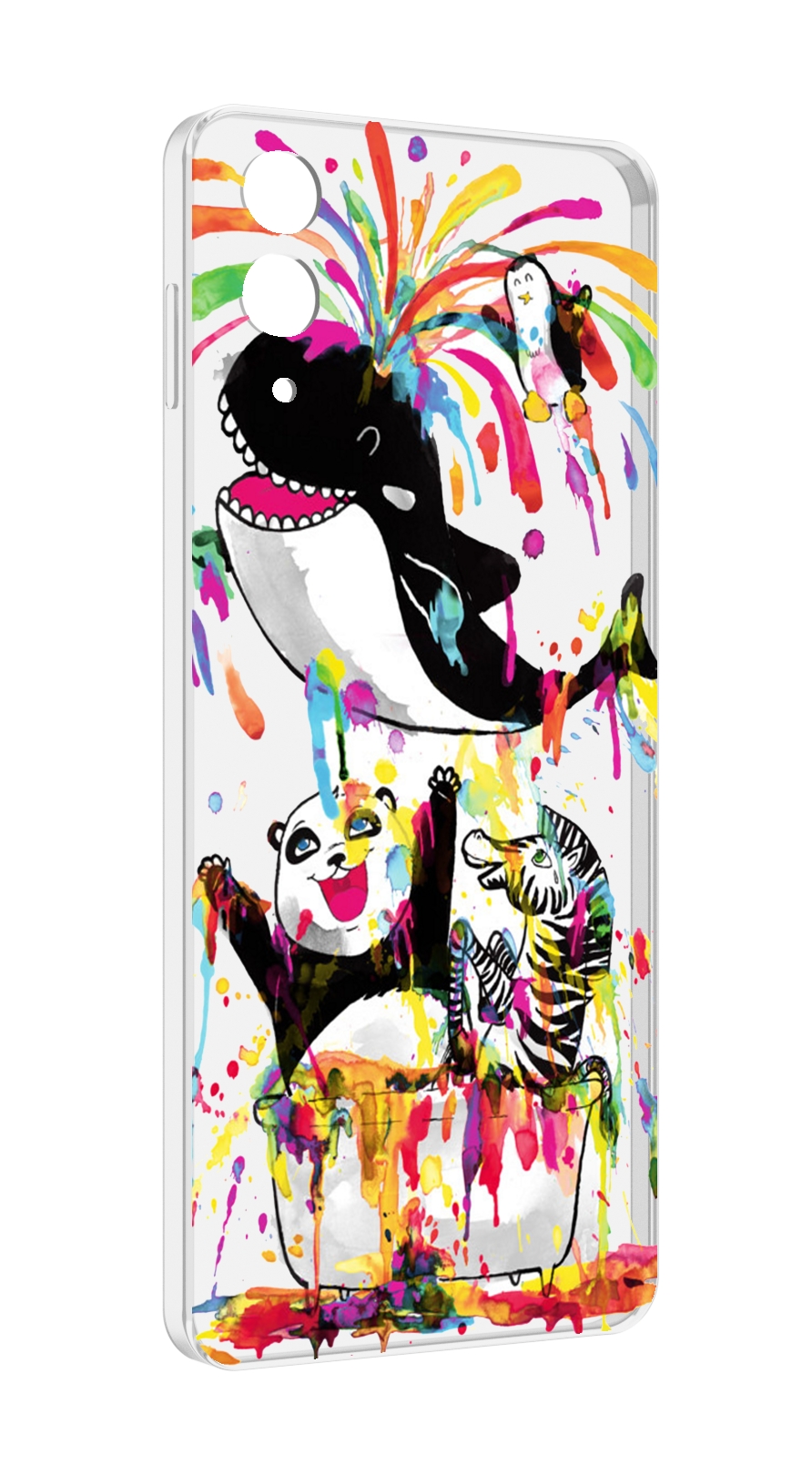 

Чехол MyPads Хиппи кит для Samsung Galaxy Z Flip 4 (SM-F721), Прозрачный, Tocco