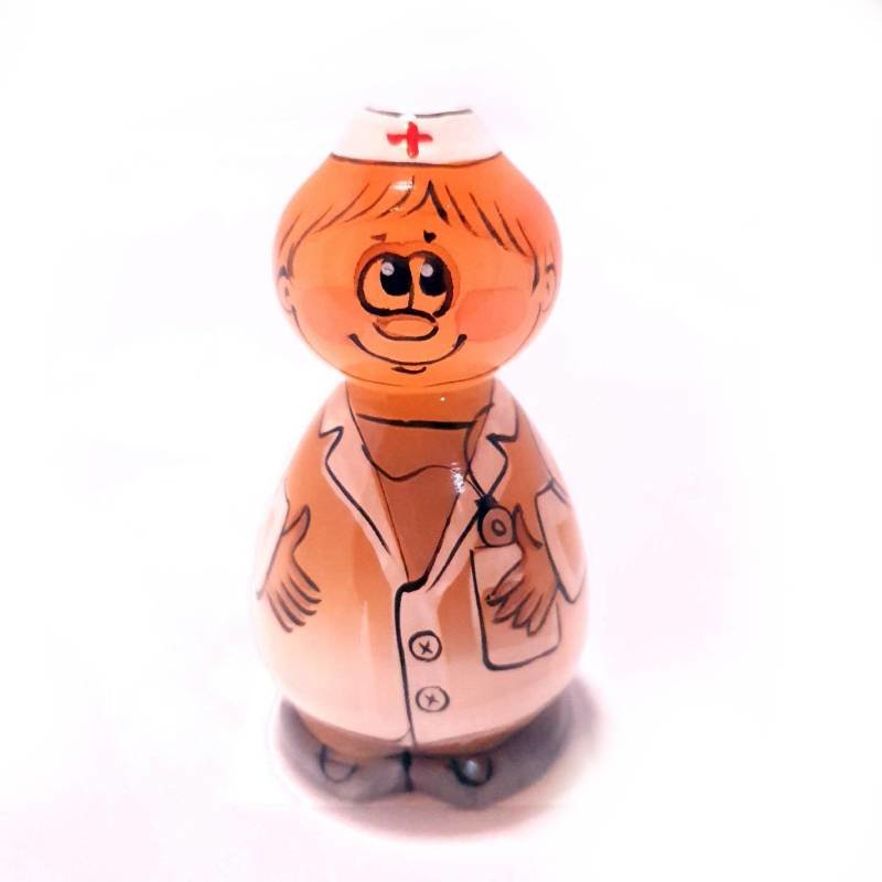 

Фигурка "Доктор" из селенита (7 см), Разноцветный