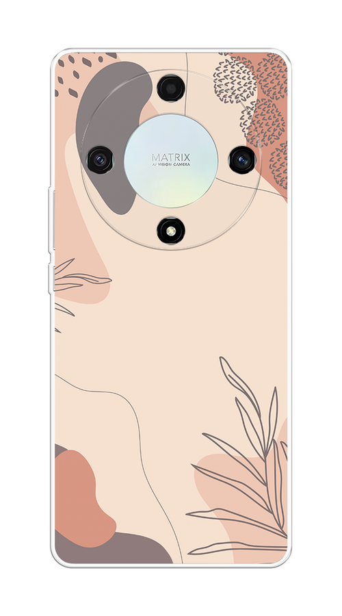 

Чехол на Honor X9A "Нюдовые тона", Коричневый;серый, 6120850-4