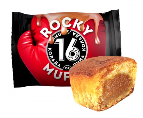 фото Маффин mr. djemius zero rocky muffin 55 г, 8 шт., пина колада