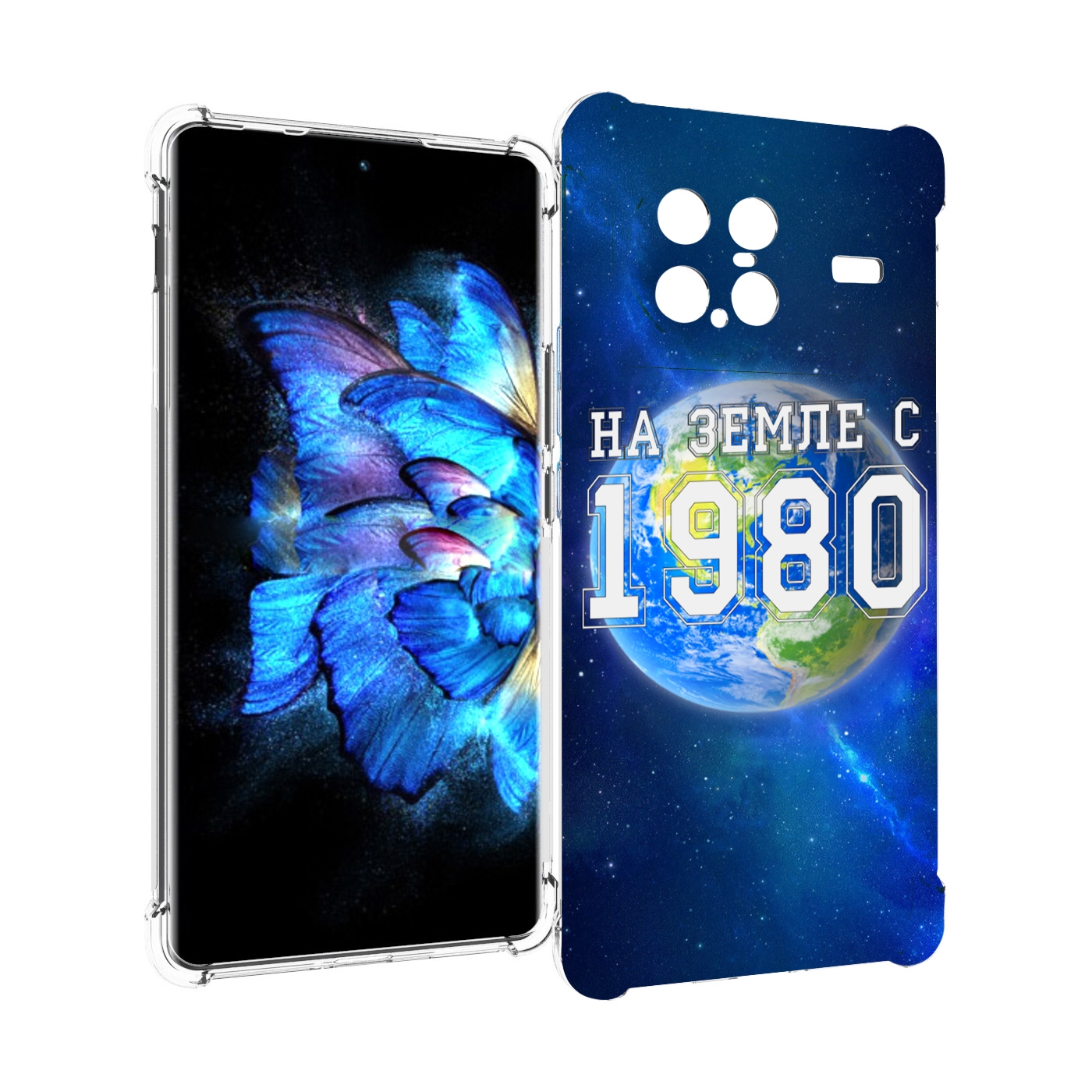 

Чехол MyPads На-Земле-с-1980 для Vivo X Note 5G, Прозрачный, Tocco