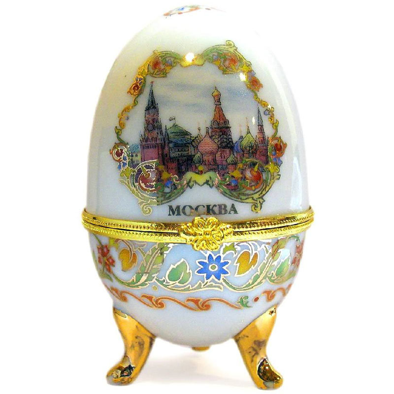 фото Яйцо-шкатулка "москва" (7,5 см) nobrand